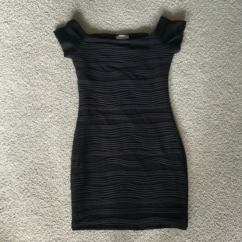 Brat Star black mini dress
